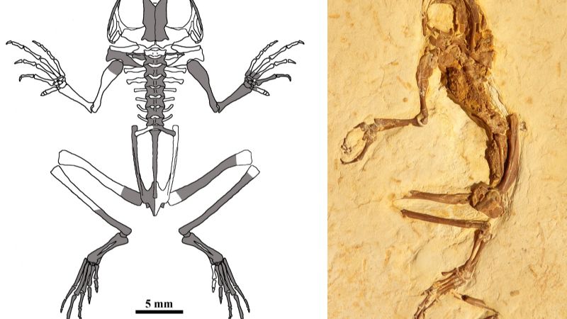 Descubren una nueva especie de rana de 119 millones de años
