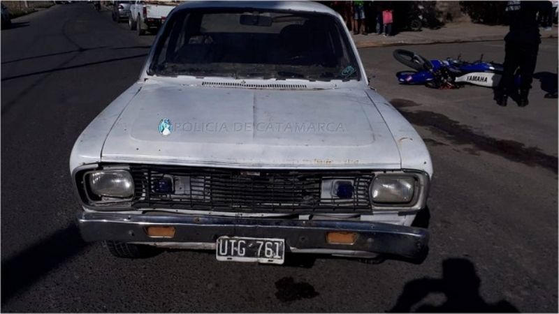 Motociclistas lesionados