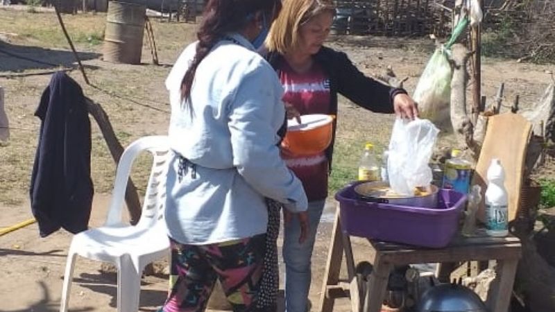 Movimiento Federal Belgrano cocinó para los más carenciados