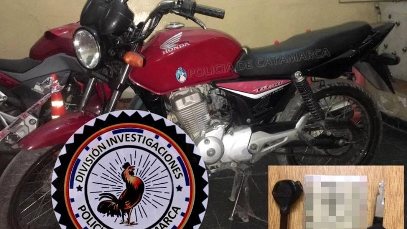 Recuperan una moto robada