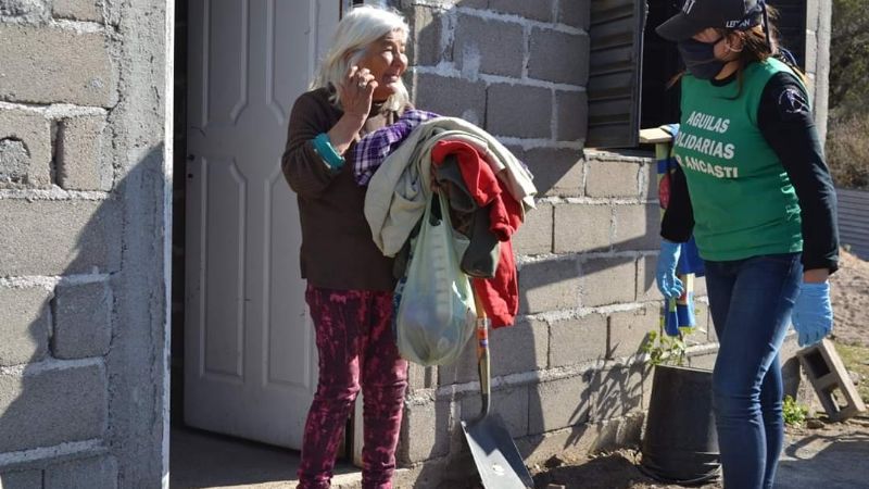 Águilas Solidarias visitaron La Majada y Cañada Larga