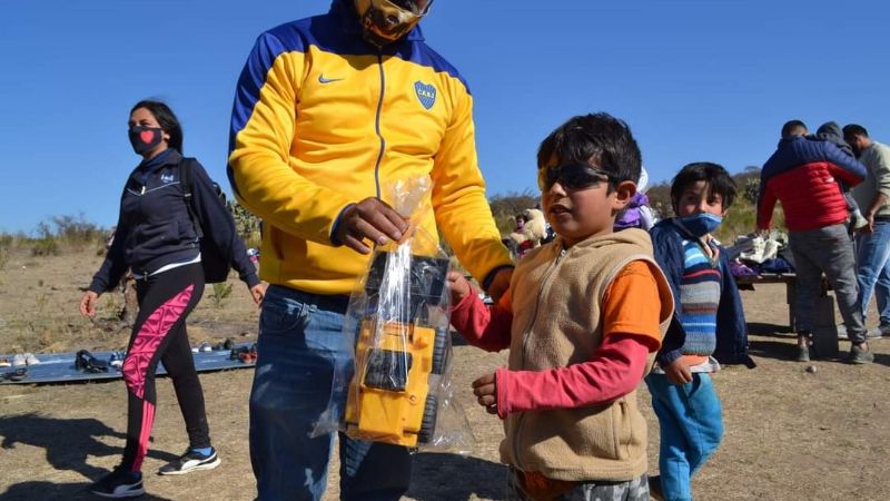 Águilas Solidarias visitaron La Majada y Cañada Larga