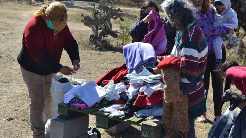 Águilas Solidarias visitaron La Majada y Cañada Larga