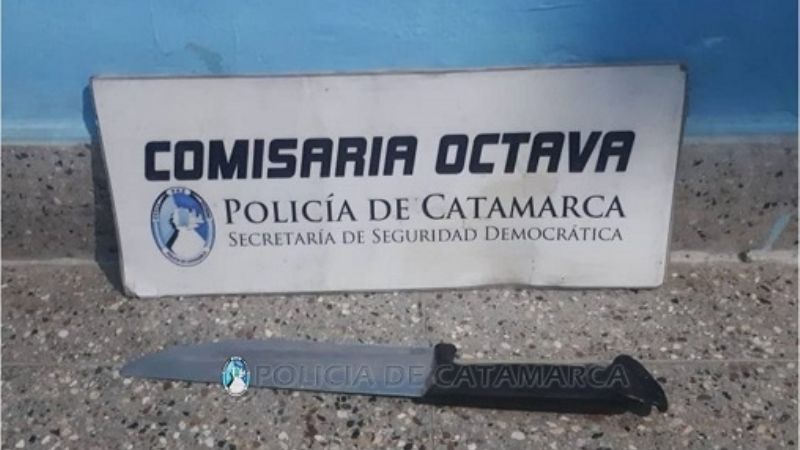 Mujer agredió a su ex con una cuchilla