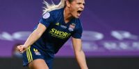 Eugenie Le Sommer marcó el primer gol del Lyon.