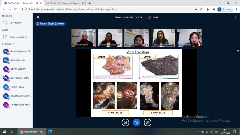 Universitarios presentan sus trabajos finales por vía remota