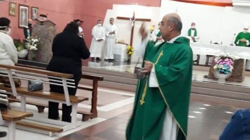 Quiroga del Pino es el flamante párroco del Inmaculado Corazón de María