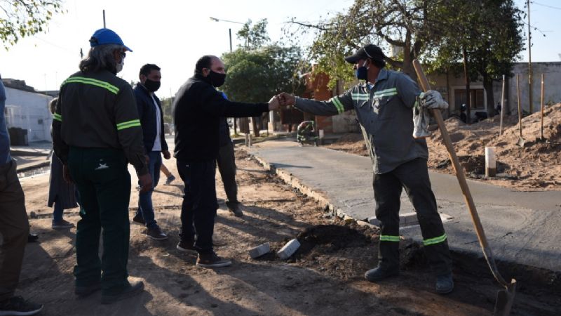 Avanzan obras muy esperadas por los vecinos de la Capital