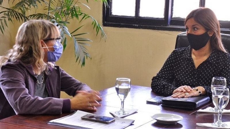 Palladino se reunió con la Intendenta de Valle Viejo