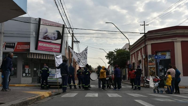 Protestas del SOEM en el centro con cortes de calles