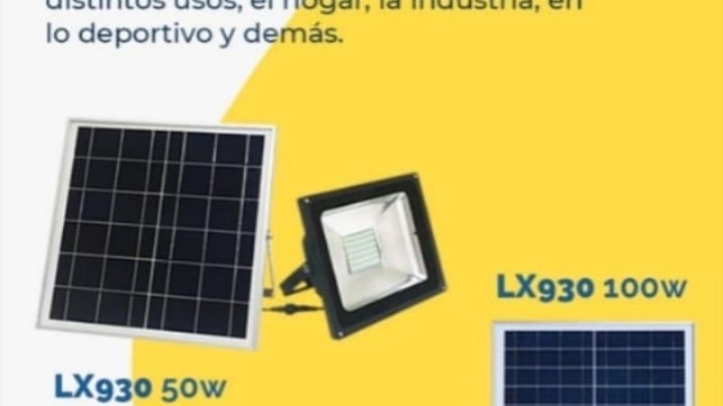 Luminarias solares Litex, inteligencia y consumo cero