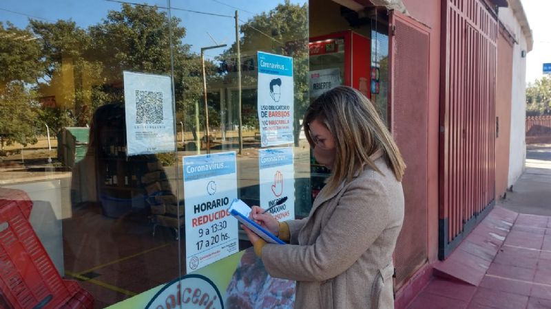 Se inició una encuesta a comerciantes de la provincia