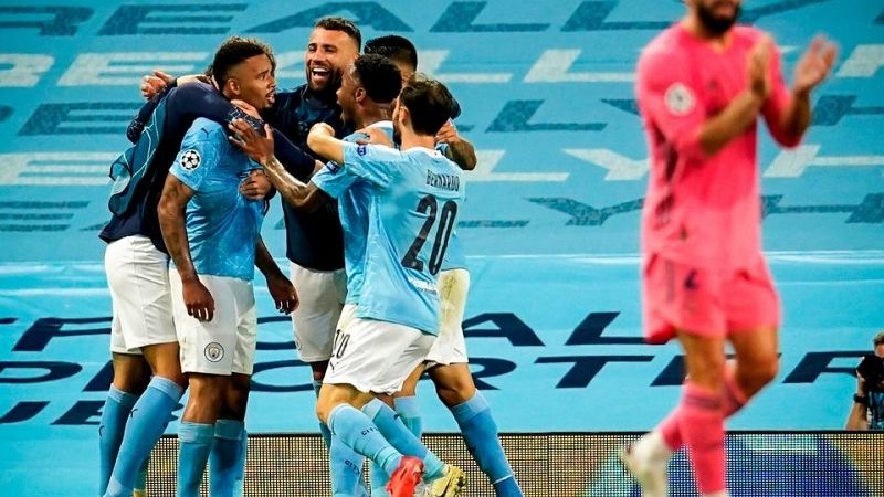 El City y el Lyon eliminaron al Real Madrid y Juventus