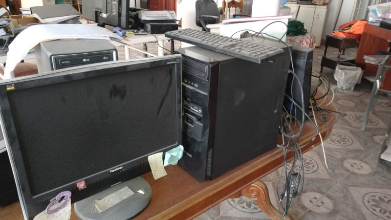 Incendio en oficinas del Registro del Automotor Recreo