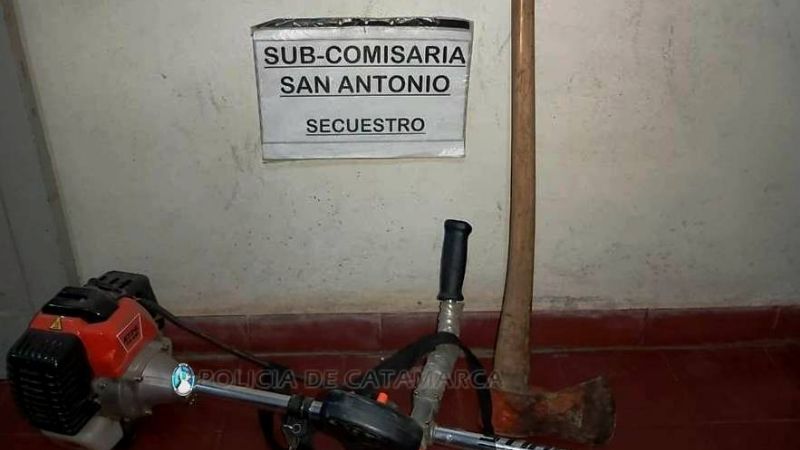 Descubrieron a un ladrón cuando saltaba la tapia luego de robar