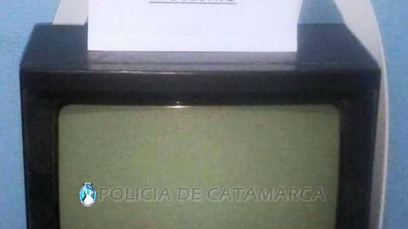 Secuestran un televisor de dudosa procedencia en Capayán