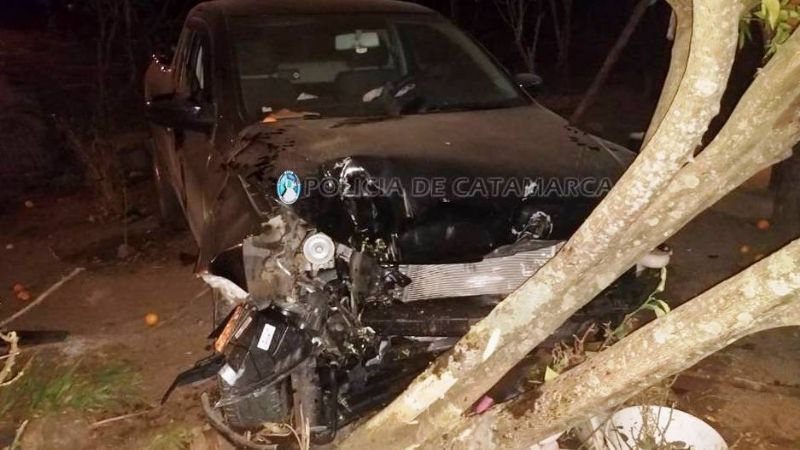 Conductor en estado de ebriedad protagonizó una persecución hasta que chocó