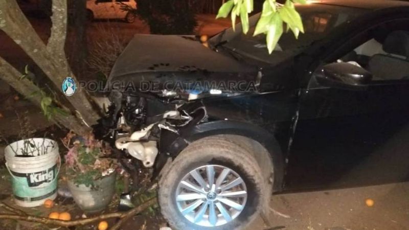 Conductor en estado de ebriedad protagonizó una persecución hasta que chocó