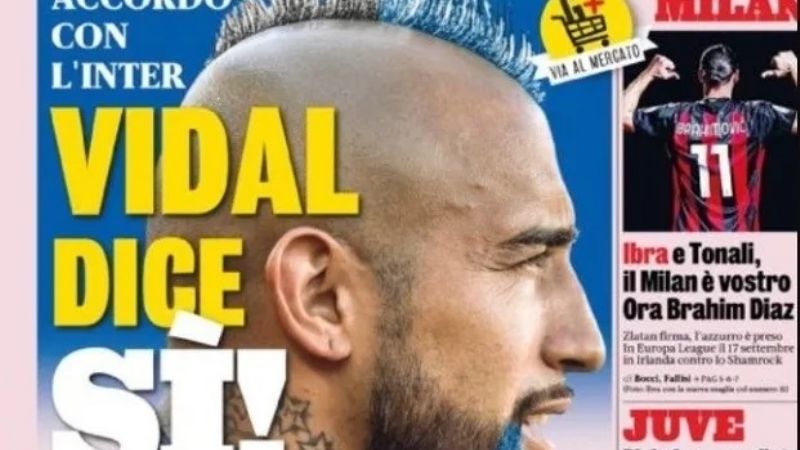 Vidal deja Barcelona para jugar en un grande de Italia