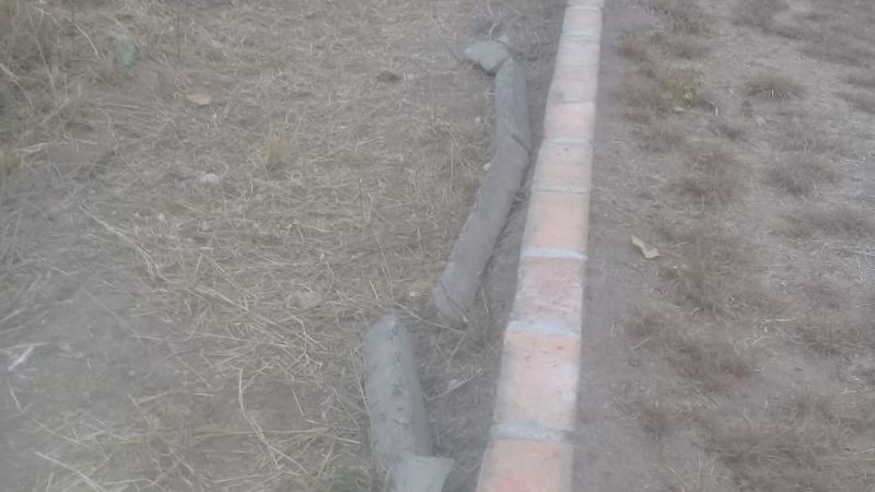 Robaron el alambrado del cementerio de Bañado de Ovanta