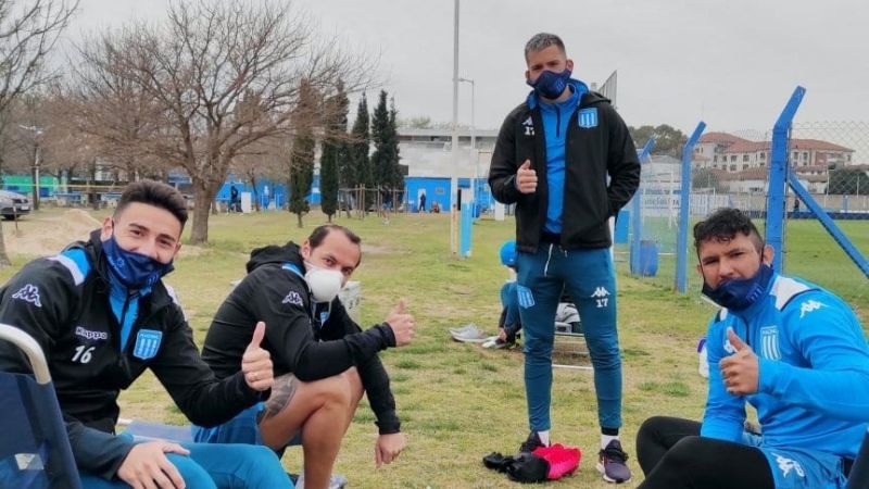 Racing, sin Covid-19, ya está enfocado en la Libertadores