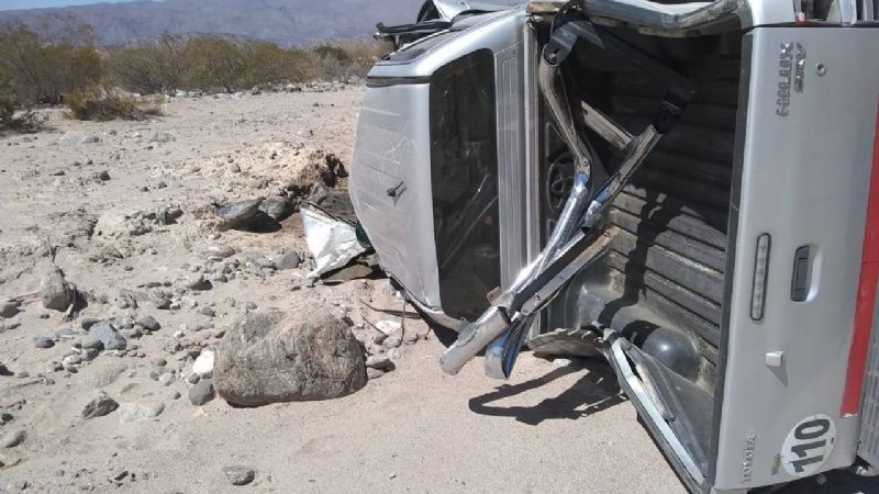 Vuelco fatal en Santa María