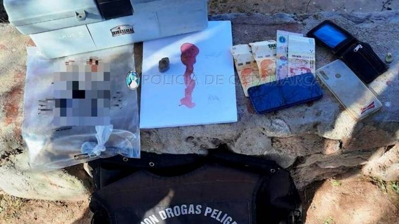 Demoran a un joven con 8 gr. de marihuana