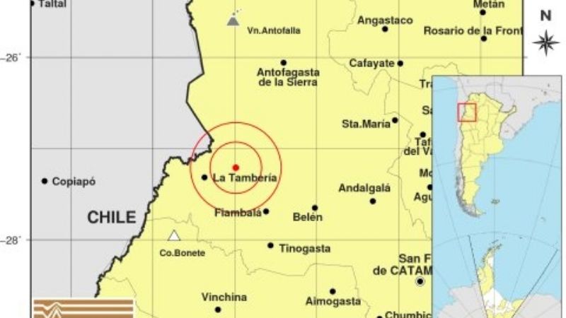 Tarde con temblor en el Oeste