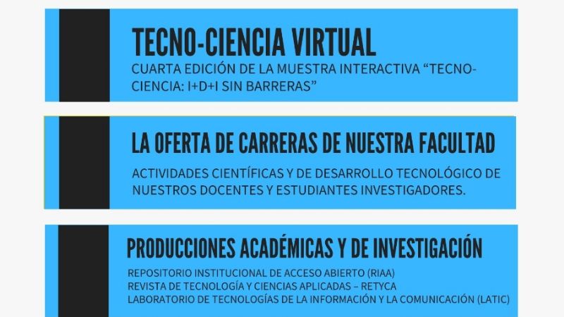 Llega tecno-ciencia virtual, la esperada muestra interactiva