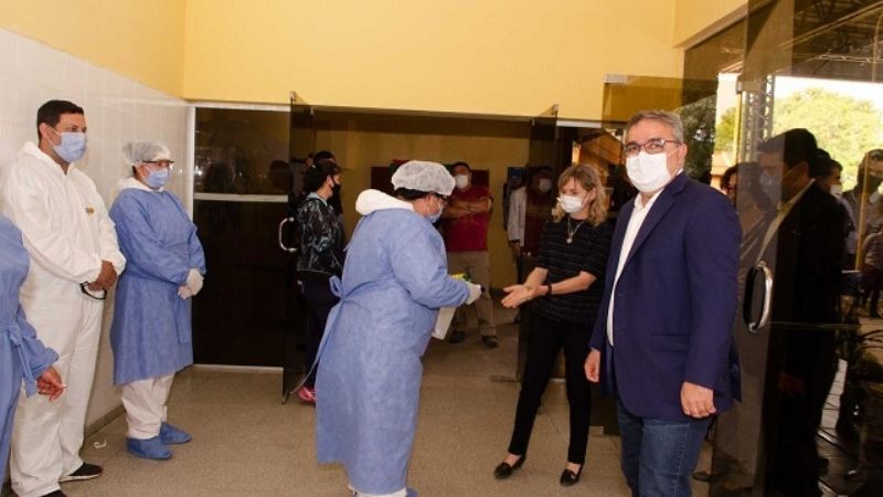 Jalil inauguró las remodelaciones en el Hospital de Piedra Blanca