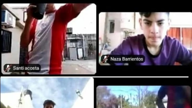 Intensa actividad virtual de la Escuela “la Fiel” con sus pibes