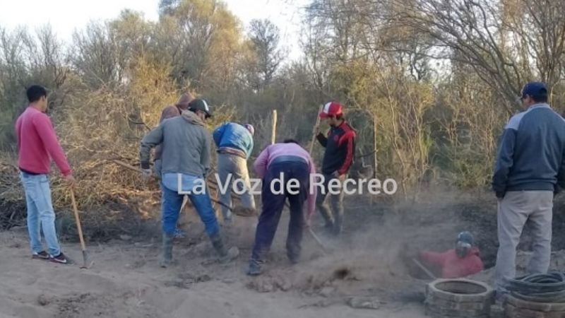 Trabajan en la recuperación del viejo acueducto