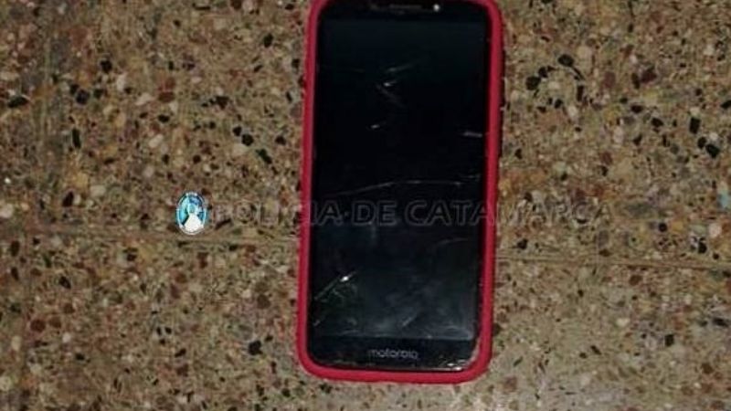 Arrebató un celular y en la huída derrapó con la moto