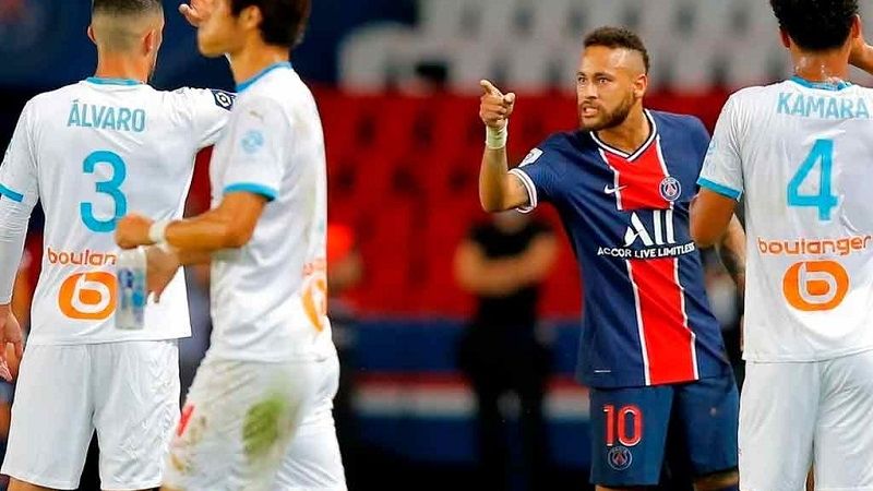 Con escándalo racial de por medio Marsella venció al PSG