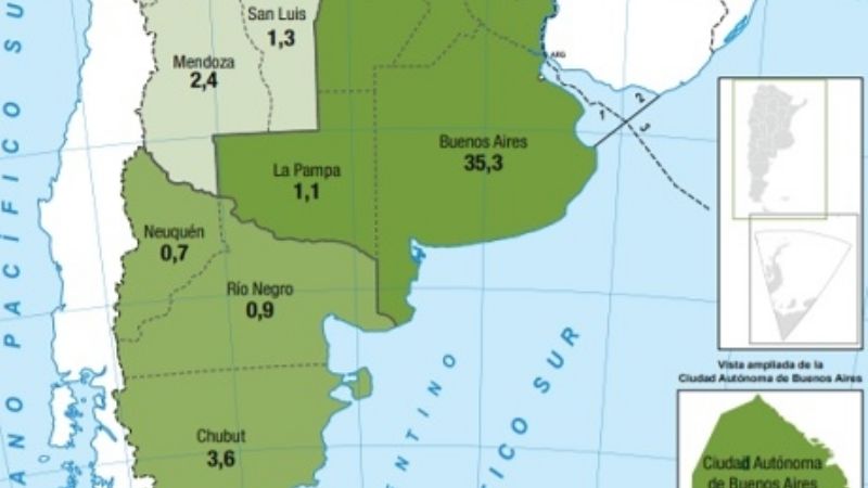 Cuántos dólares por exportaciones aporta cada provincia al país