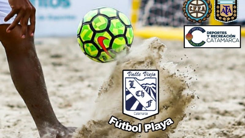 Capacitación sobre fútbol playa en Las Chacras