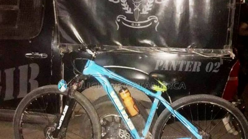 Policías recuperaron una bicicleta robada a un joven