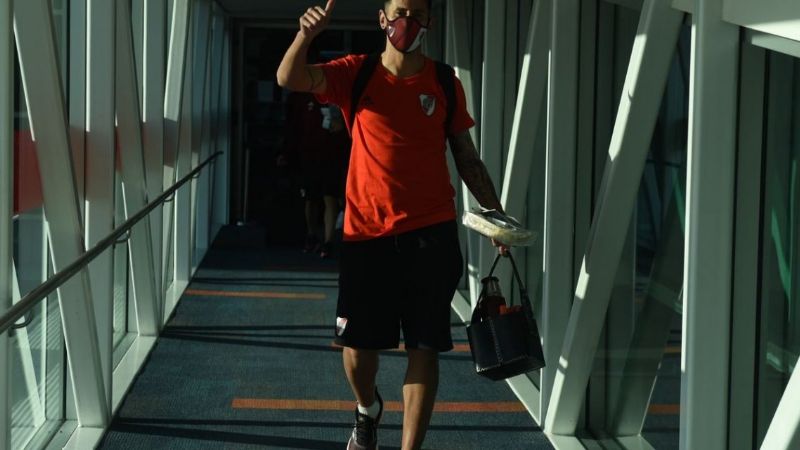 River viajó a San Pablo con la burbuja a cuestas