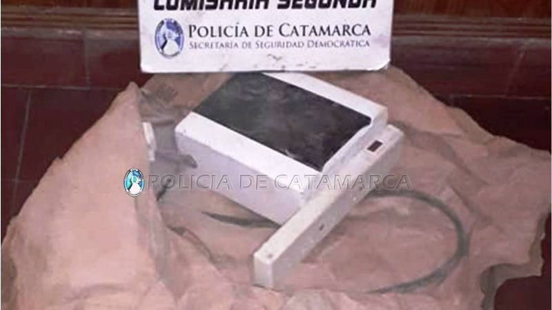 Aprehenden a un joven por robar una caja térmica de una obra