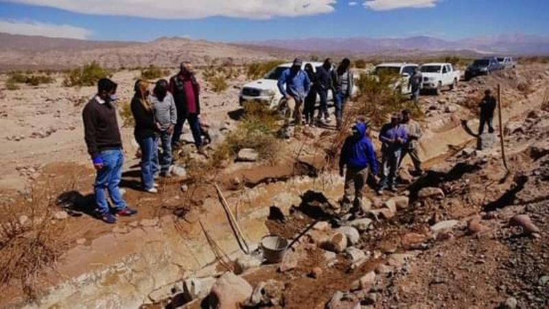Paulón recorrió obras en Fiambalá