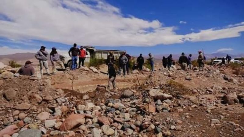 Paulón recorrió obras en Fiambalá