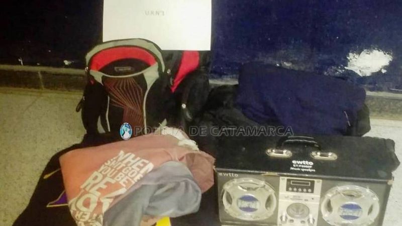 Aprehenden a un joven y recuperan elementos sustraídos