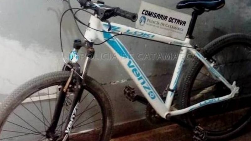Demoran a un adolescente y recuperan una bicicleta