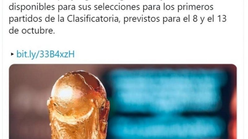 Confirmado: Se juegan las Eliminatorias Sudamericanas