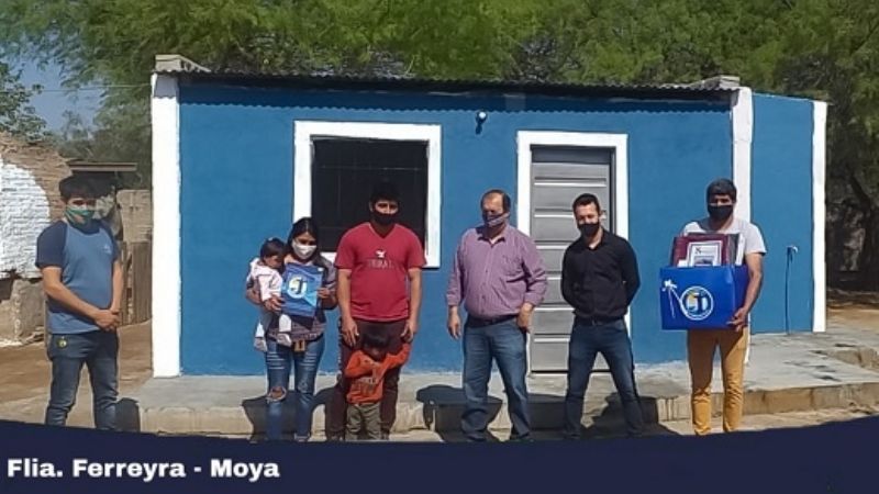 Entrega de módulos habitacionales