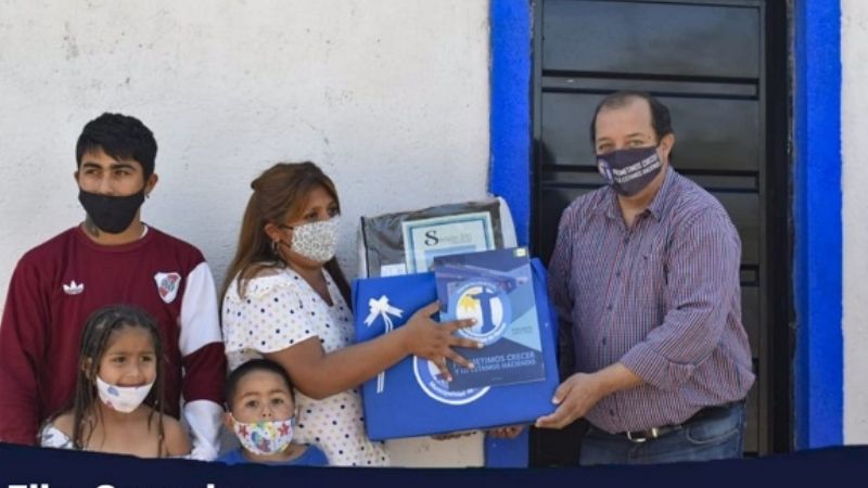 Entrega de módulos habitacionales