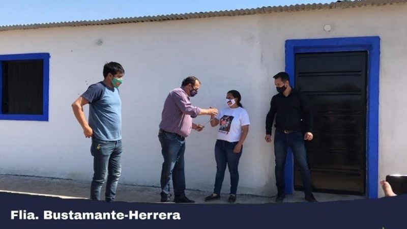 Entrega de módulos habitacionales