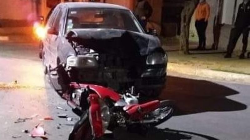 Violento choque en Piedra Blanca