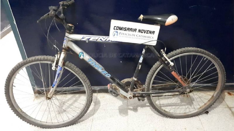 Robó una bicicleta que usó para escapar