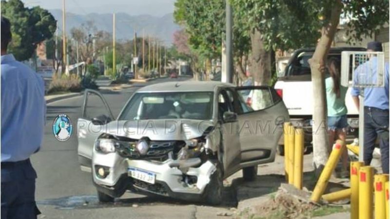 Un jovencito y un menor protagonizaron un choque en la “Curva de La Chacarita”